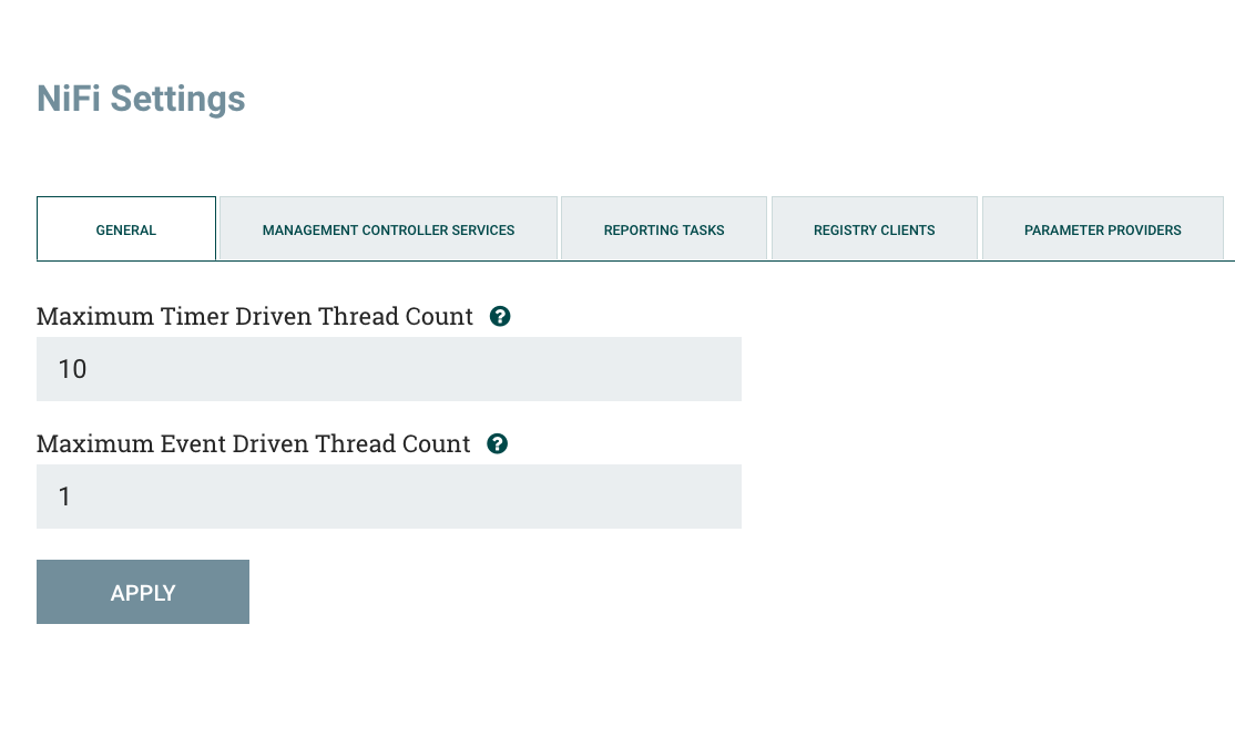 nifi-process-time-driven-thread-count
